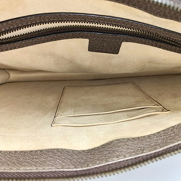 Authenticated pre-owned Ophidia Monogram Coated Canvas Beige - Clutch at Looply