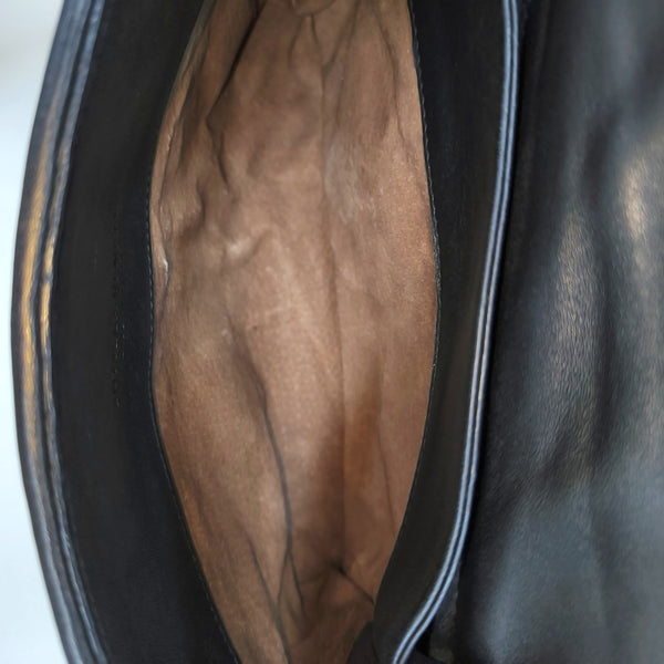 Lambskin Shoulder Bag Black