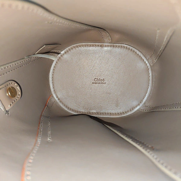 Calfskin Bucket Bag Brown