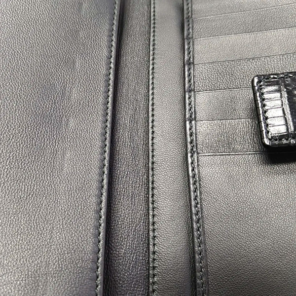 Calfskin Wallet Black