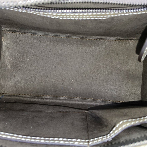 LUGGAGE Micro Calfskin Gray