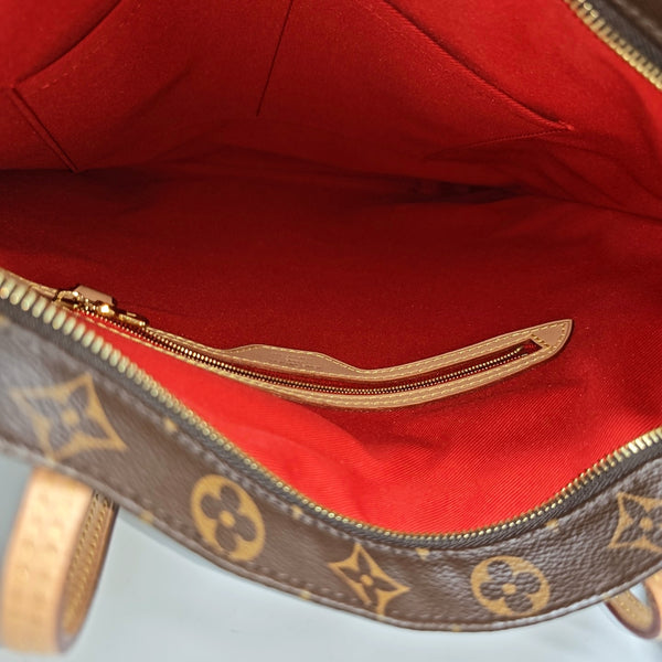 CARRY IT Monogram Coated Canvas Brown