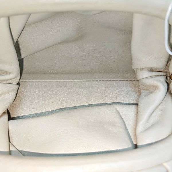 The Pouch Mini Calfskin White