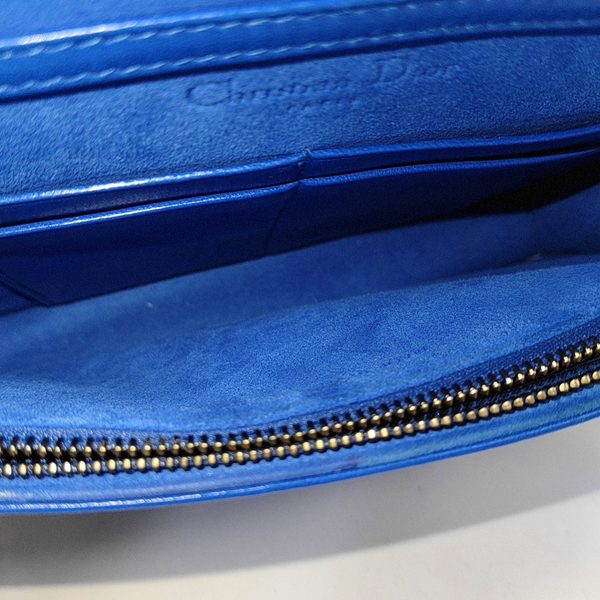 Dioraddict Cannage Lambskin Blue