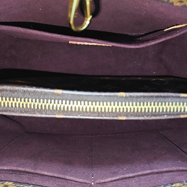 MONTAIGNE BB Monogram Coated Canvas Brown