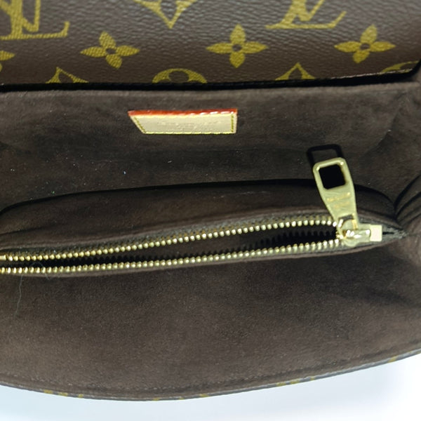 MÉTIS EAST WEST Monogram Coated Canvas Brown