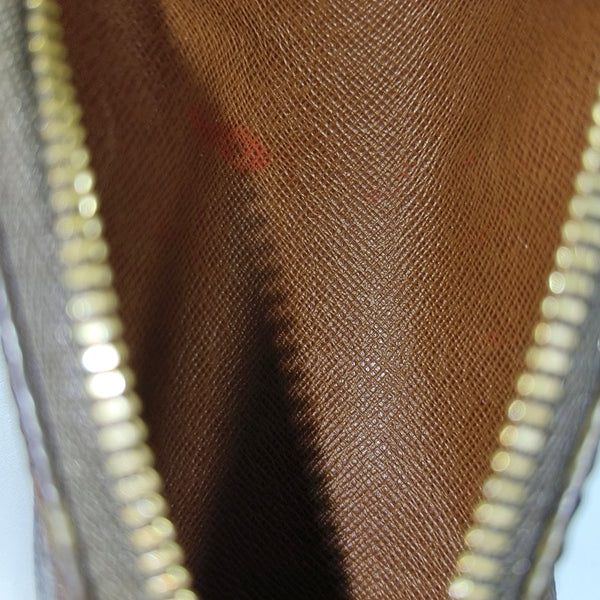 PAPILLON Mini Monogram Coated Canvas Brown