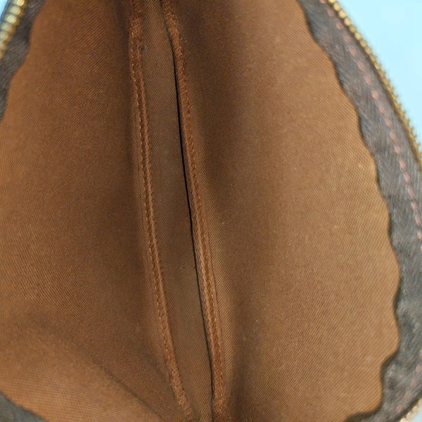 ACCESSOIRES Monogram Coated Canvas Brown