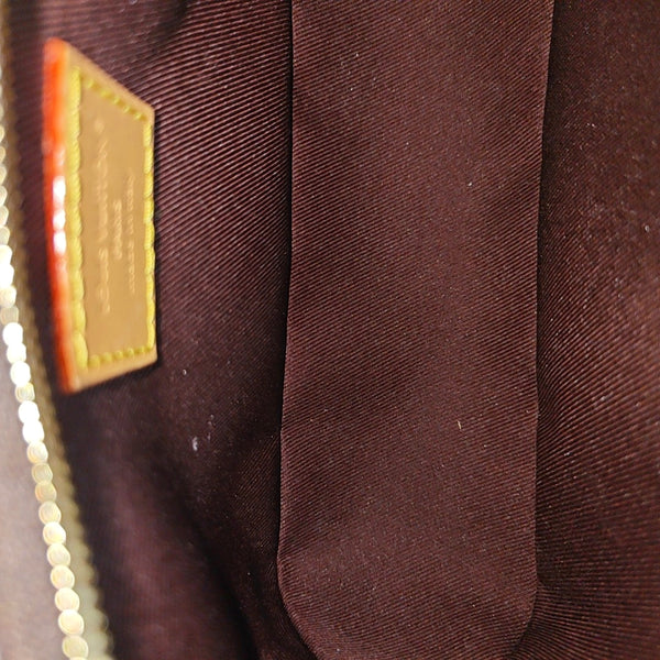BOULOGNE Nano Monogram Coated Canvas Brown