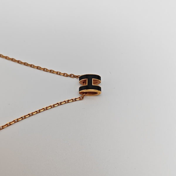 Pop H Metal Rose Gold Necklace