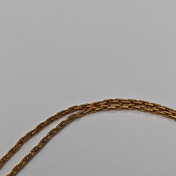 Petit CD Metal Gold Necklace