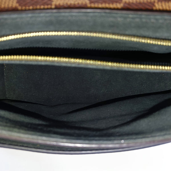VAVIN PM Damier Ebene Coated Canvas Brown