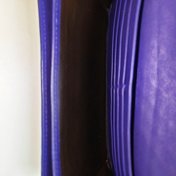 Calfskin Wallet Purple
