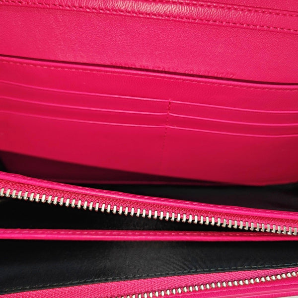 Cannage Lambskin Top Handle Bag Red