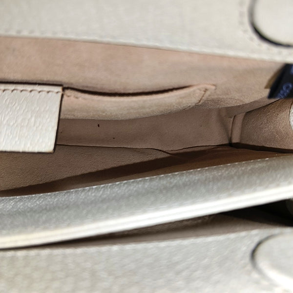 Ophidia Small Calfskin White