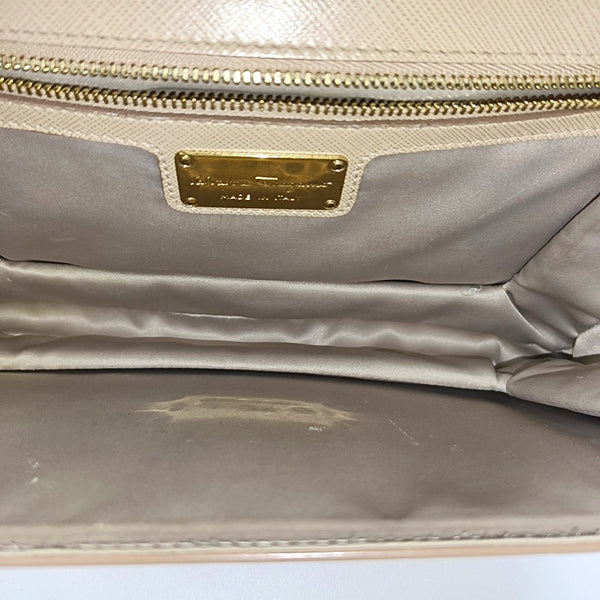 Calfskin Shoulder Bag Beige