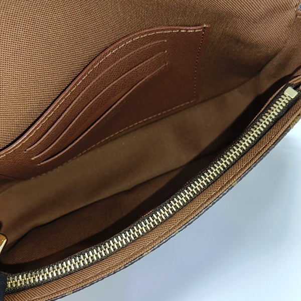 IVY Monogram Coated Canvas Brown