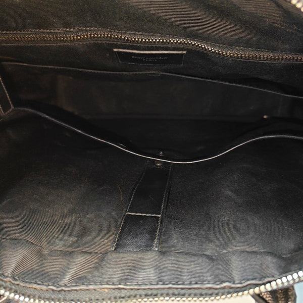 SAC DE JOUR Piel de becerro negra