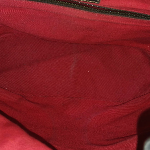 Calfskin Top Handle Bag Brown