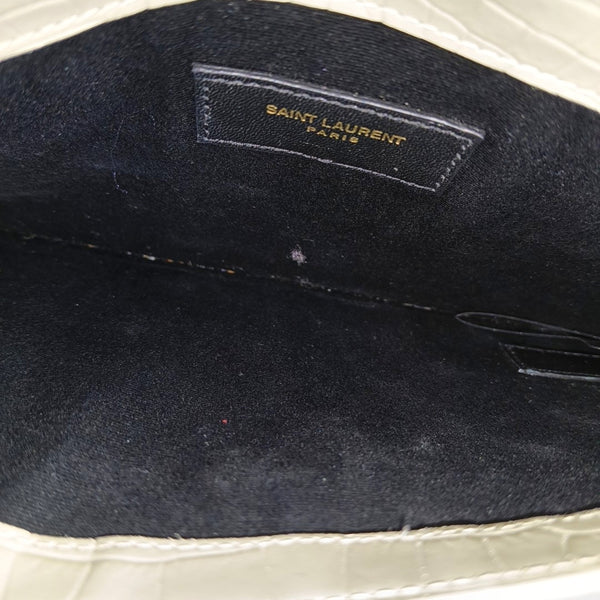 UPTOWN Small Calfskin White