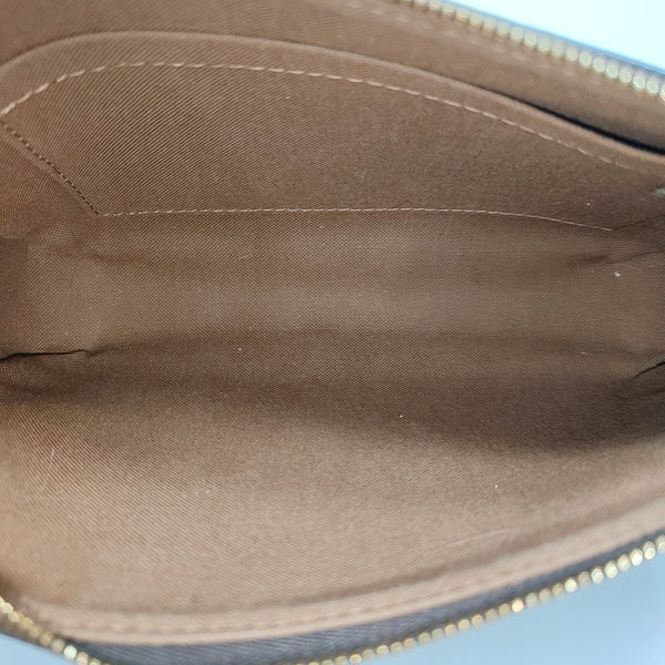 ACCESSOIRES GM Monogram Coated Canvas Brown