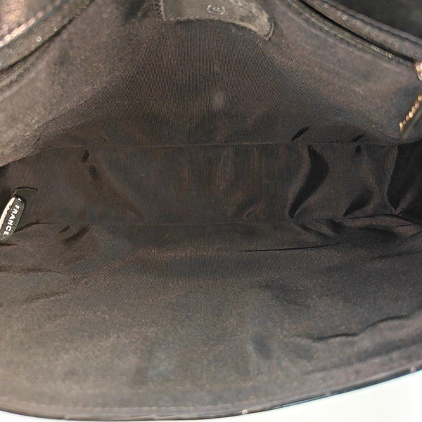Authenticated pre-owned 2.55 Quilted Patent Leather Black - Shoulder Bag at Looply