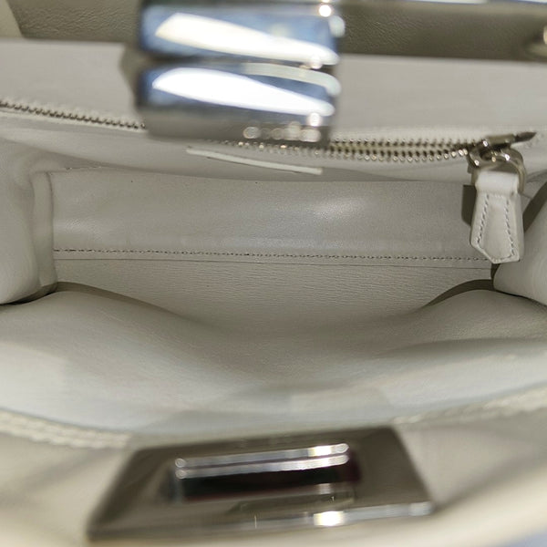 Peekaboo Mini Calfskin White
