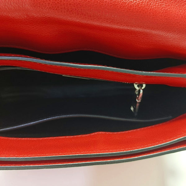 Calfskin Shoulder Bag Red