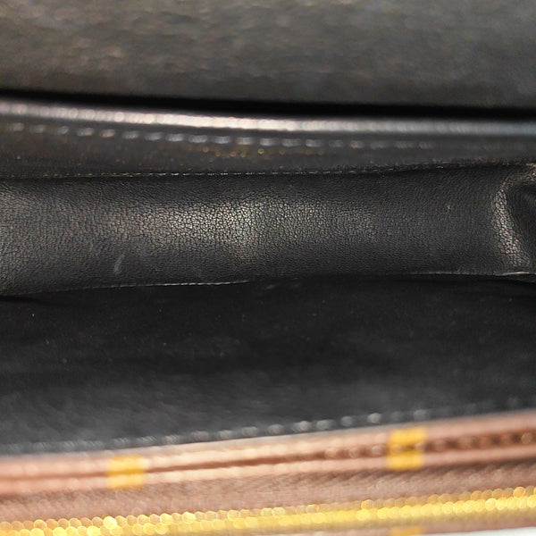 MARCEAU Monogram Coated Canvas Brown