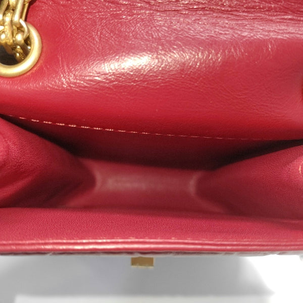 2.55 Quilted Vintage Calf Red