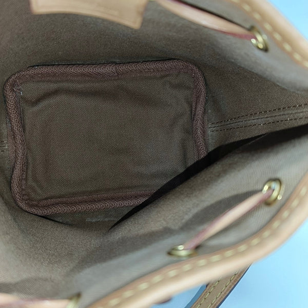 NÉONOÉ Nano Monogram Coated Canvas Brown