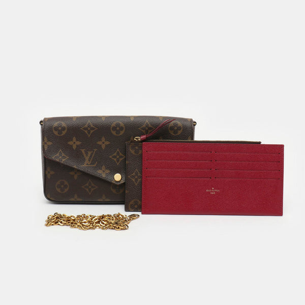 FÉLICIE Monogram Coated Canvas Brown