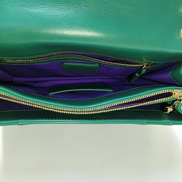 SERPENTI FOREVER Medium Calfskin Green