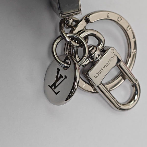 Leather Bag Charm White