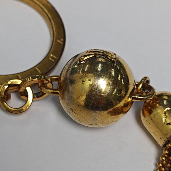 Metal Bag Charm Gold