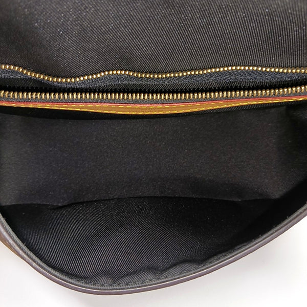 DIANE Monogram Coated Canvas Brown