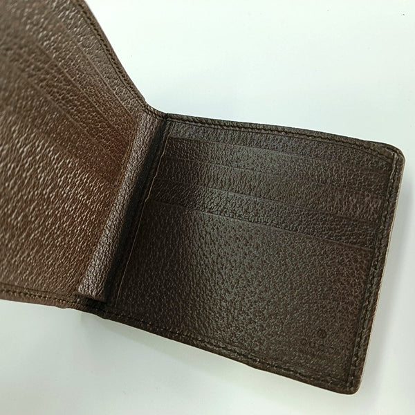 GG Messenger Monogram Canvas Brown Wallet