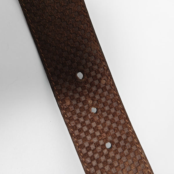Suede Belt Brown