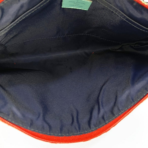 DISCOVERY Monogram Coated Canvas Blue