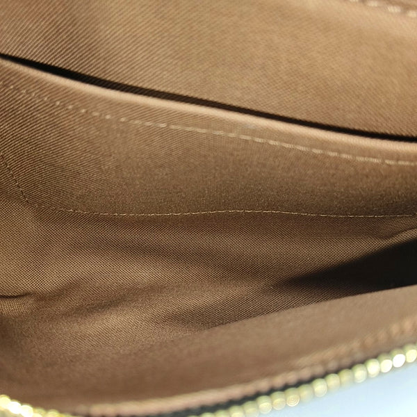 ACCESSOIRES GM Monogram Coated Canvas Brown