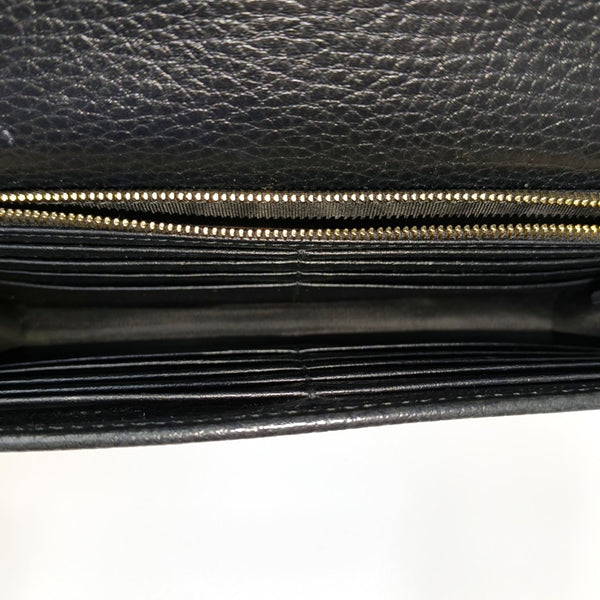 Interlocking G Small Calfskin Black