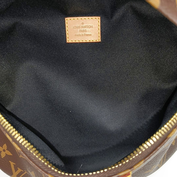 BUMBAG Monogram Coated Canvas Brown