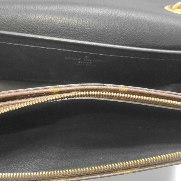 MARCEAU Monogram Coated Canvas Brown