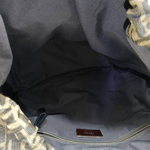 FENDI Strike Large Canvas Brown
