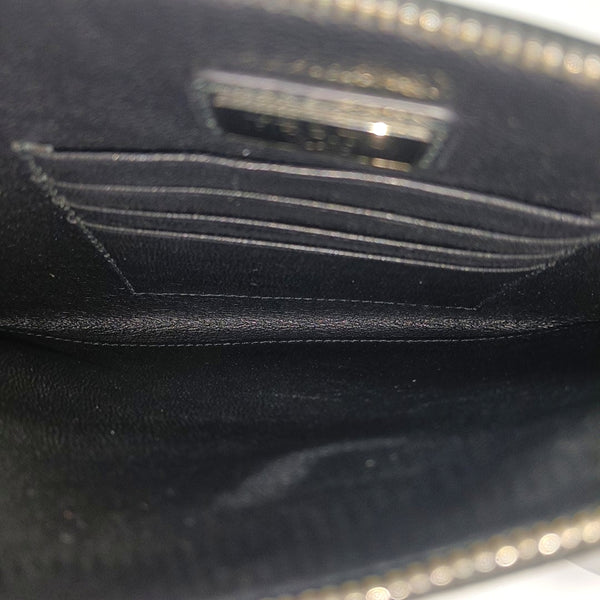 Saffiano Calfskin Clutch Black