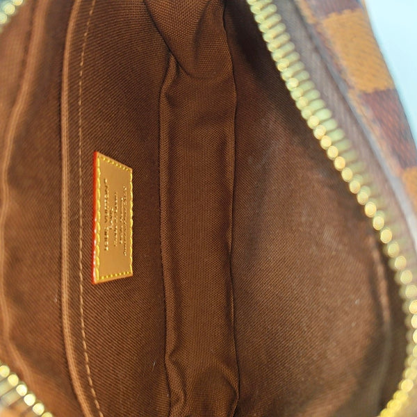 MARLY DRAGONNE Damier Ebene Coated Canvas Brown