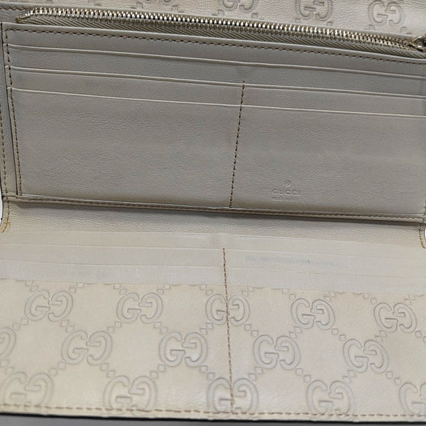 Monogram Calfskin Wallet Beige