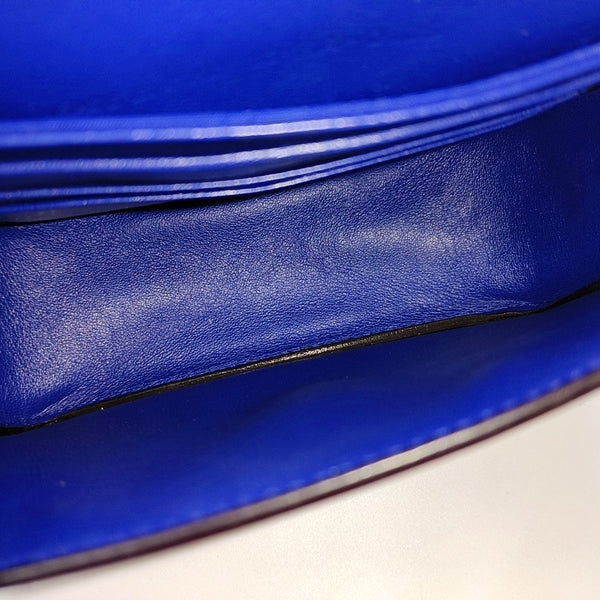 Calfskin Shoulder Bag Blue