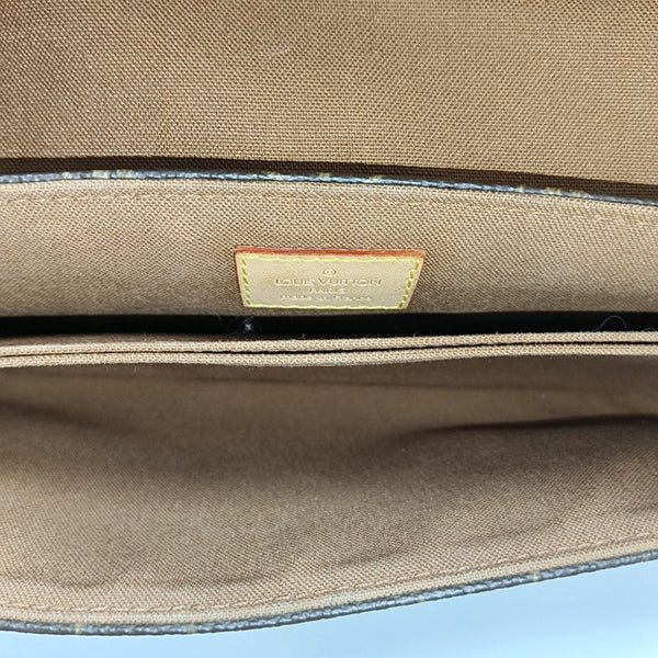 MARELLE Monogram Coated Canvas Brown