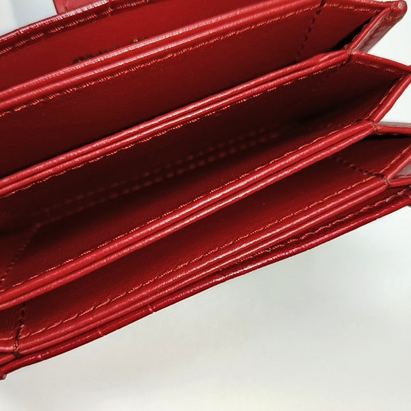 Calfskin Wallet Red